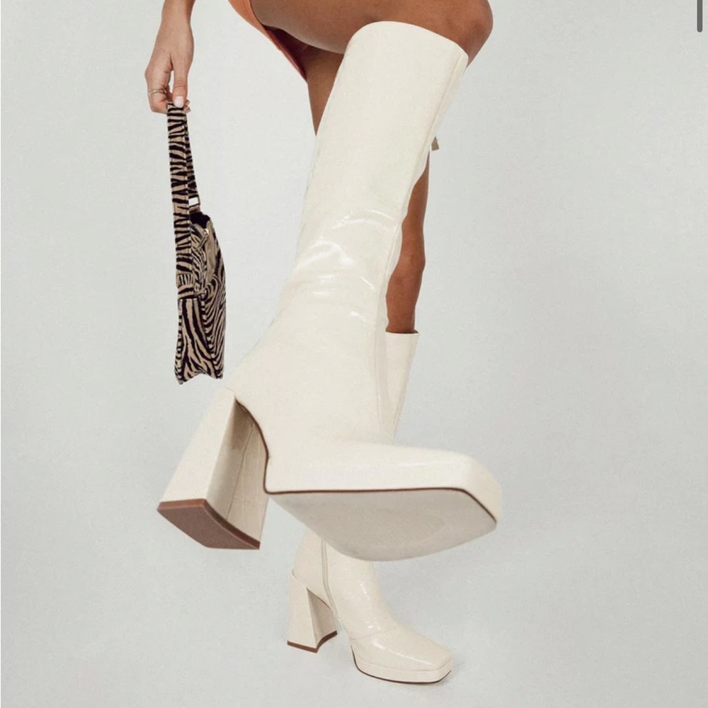 MONTGOMERY BOOT CREAM CROC